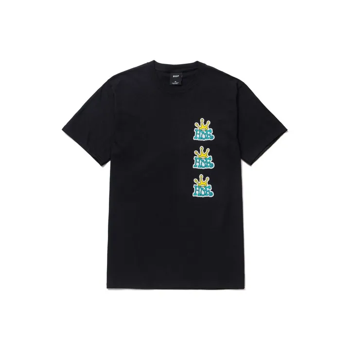 HUF T-Shirts Men Black-0