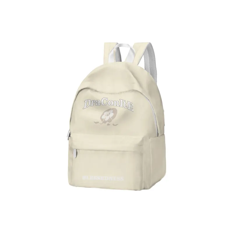 DRACONITE Polyester Backpack Laptop Bags Regular Unisex White-5