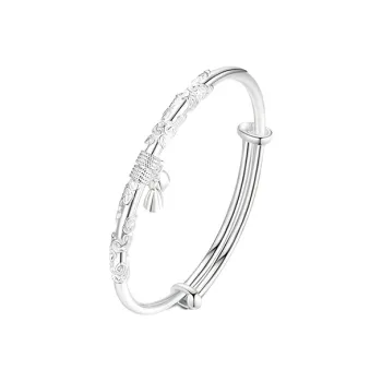 BMK S999 Fine Silver Bangles Women's
