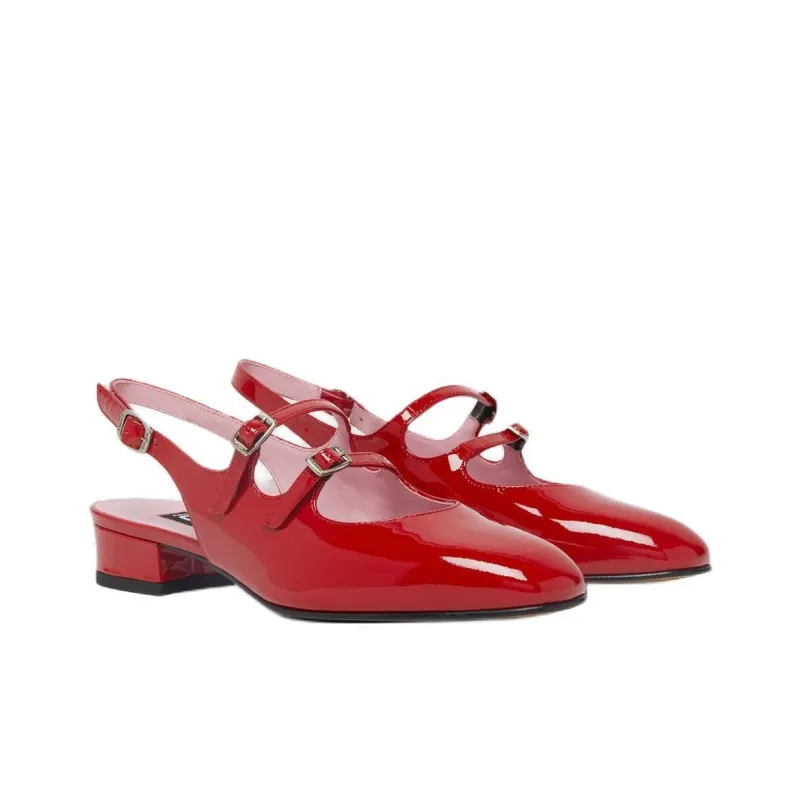 Carel Peche Casual Single Shoes Women's Red-2