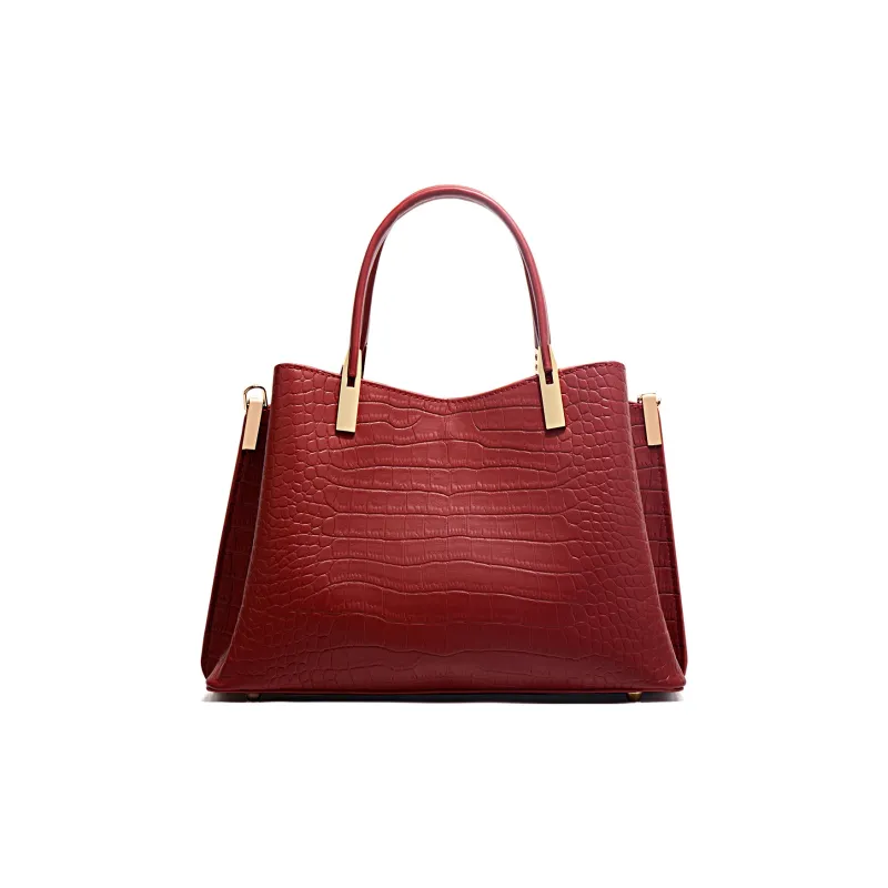 HACIN Handbags Burgundy-1