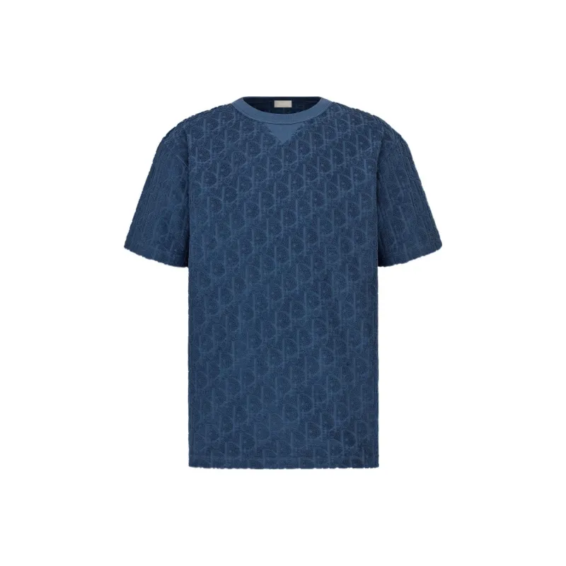 DIOR T Shirts Men Blue-0