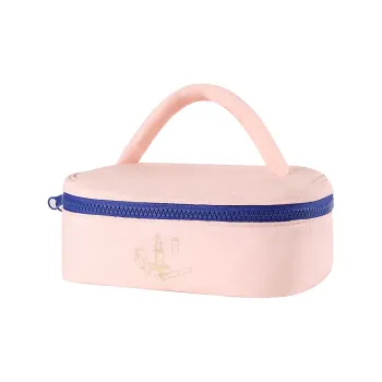 Boniu Fabric Makeup Bag Regular Unisex Pink/Yellow/Blue/Purple
