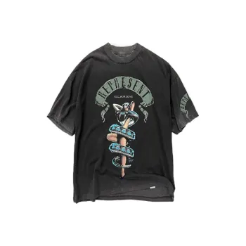 REPRESENT T-Shirts Men Vintage Black