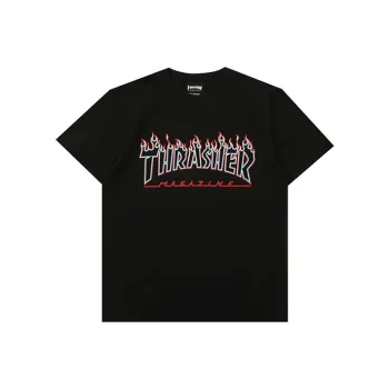 Thrasher T Shirt Unisex Black Japan Version