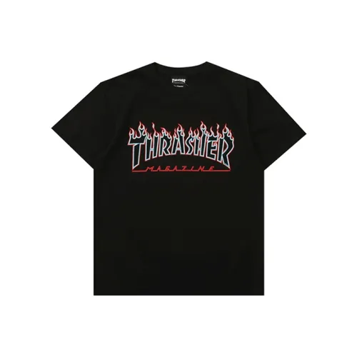 Thrasher T Shirt Unisex Black Japan Version