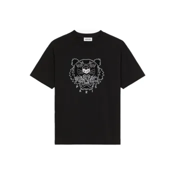 KENZO Classic Tiger Head T Shirts Men Black