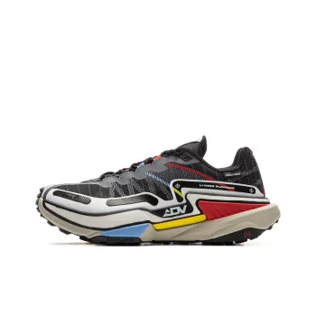 LiNing Anti Slip Wear Resistant Low Top Trail Running Shoes Men's Black