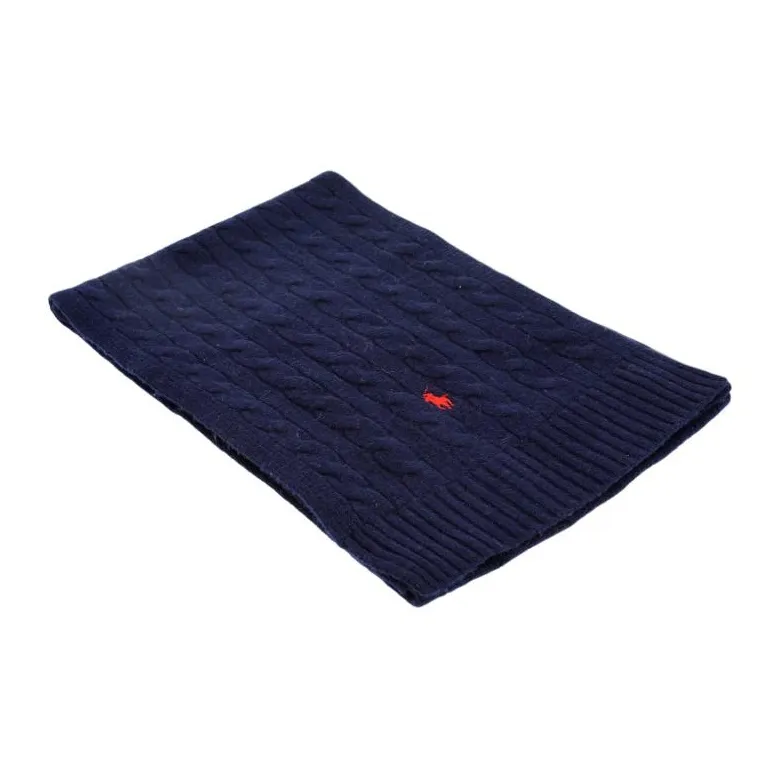 Polo Ralph Lauren Wool, Nylon, Recycled Fiber Knit Scarves Men's Dark Blue-2