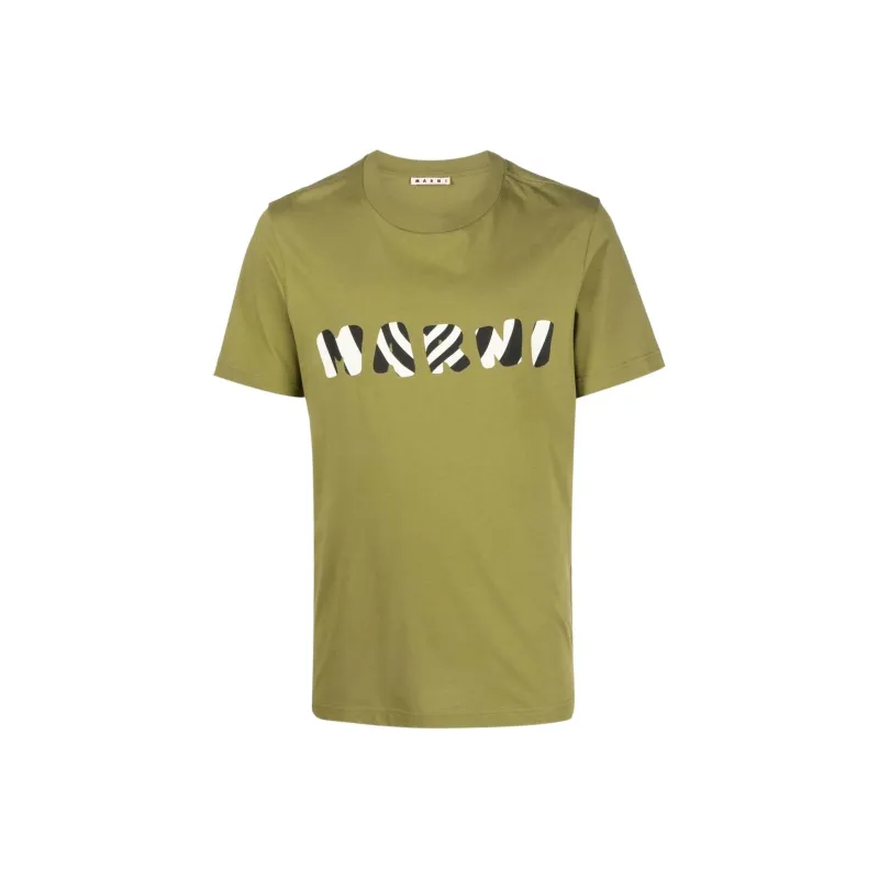 MARNI T-Shirts Men Green-0