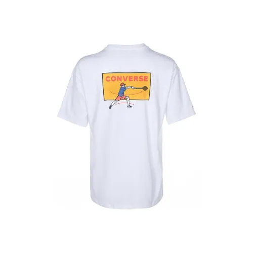 Converse T Shirts Unisex White