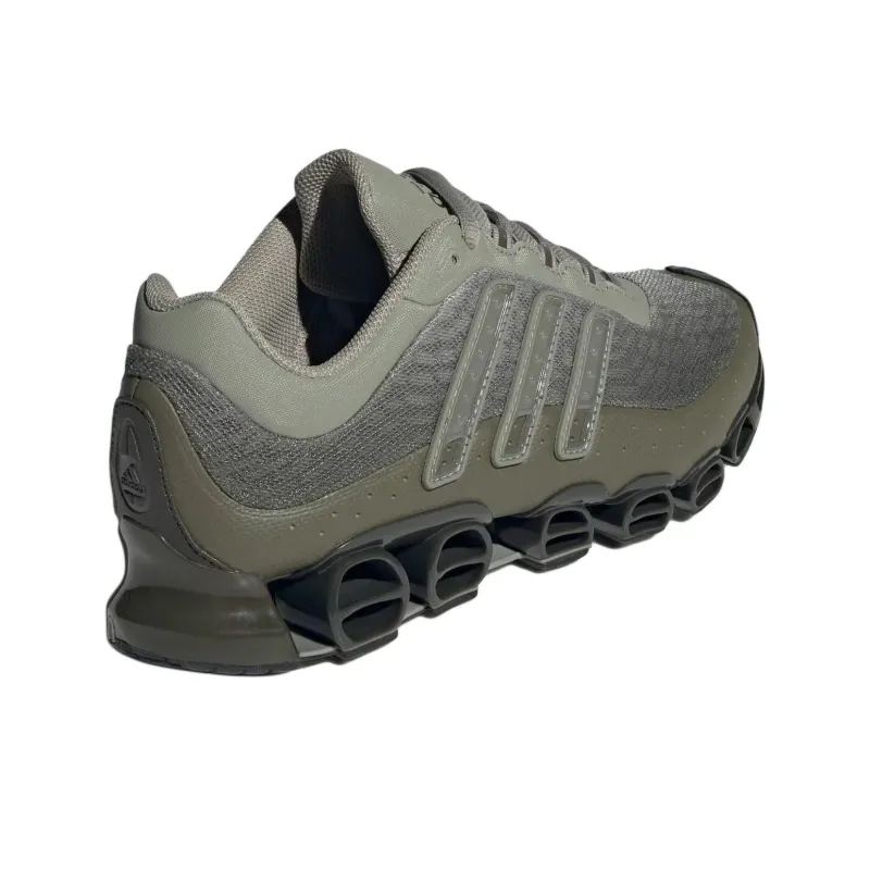 Adidas Anti Slip Wear Resistant Low Top Casual Running Shoes Unisex Gray Green-3