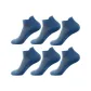 246199 Thin Ankle Socks, Haze Blue 6 Pack
