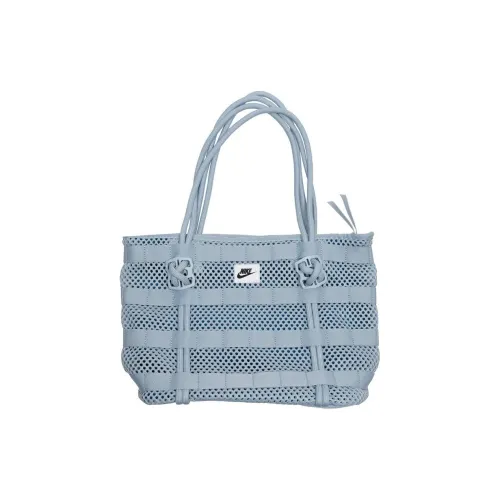 Nike Polyester Tote Bag Shopping Bag Shoulder Bags Small Size Women's Sky Blue