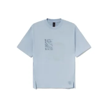 LiNing Li Ning X Jackie Chan Co branded Kung Fu Series T Shirt Men's Condensed Sky Blue