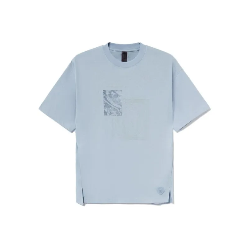 LiNing Li Ning X Jackie Chan Co branded Kung Fu Series T Shirt Men's Condensed Sky Blue-0