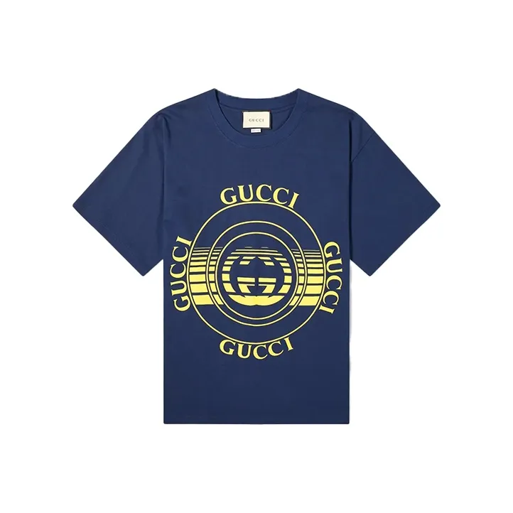 GUCCI T Shirts Men Dark Blue-0