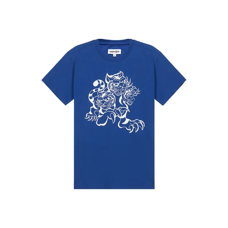 KENZO T-Shirts Men Royal Blue-0