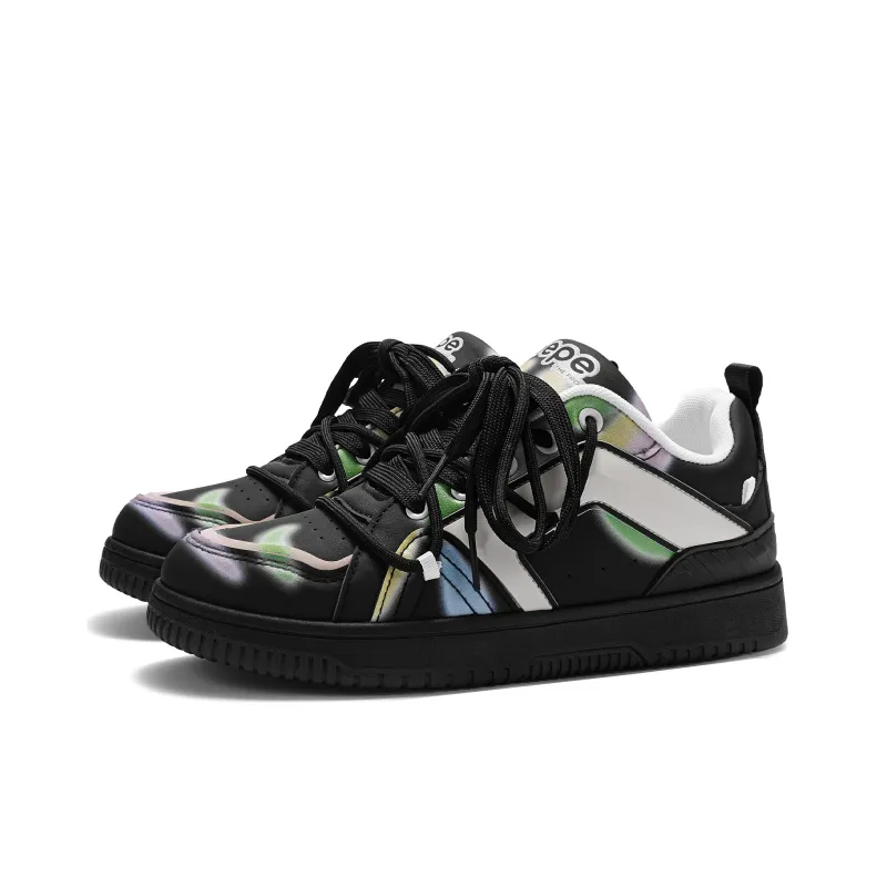 Pepe The Frog Cushioning Quick Dry Abrasion Resistant Breathable Height Increasing Low Top Skateboard Shoes Unisex-15