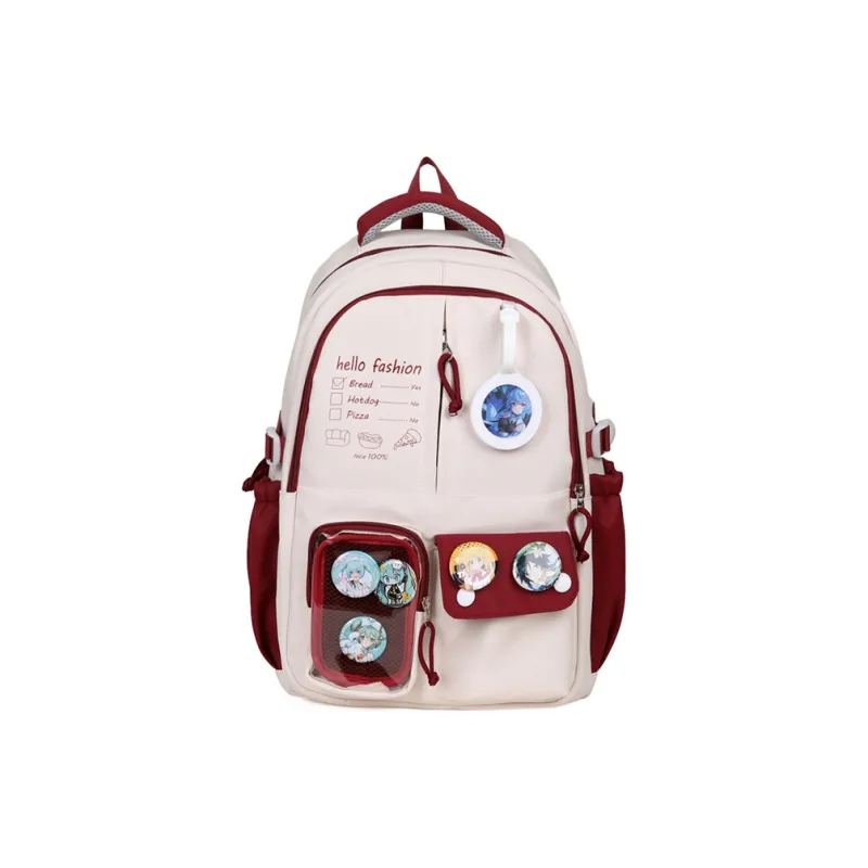 Debecca Composite Cloth Backpack Large Size Unisex Multicolor-0