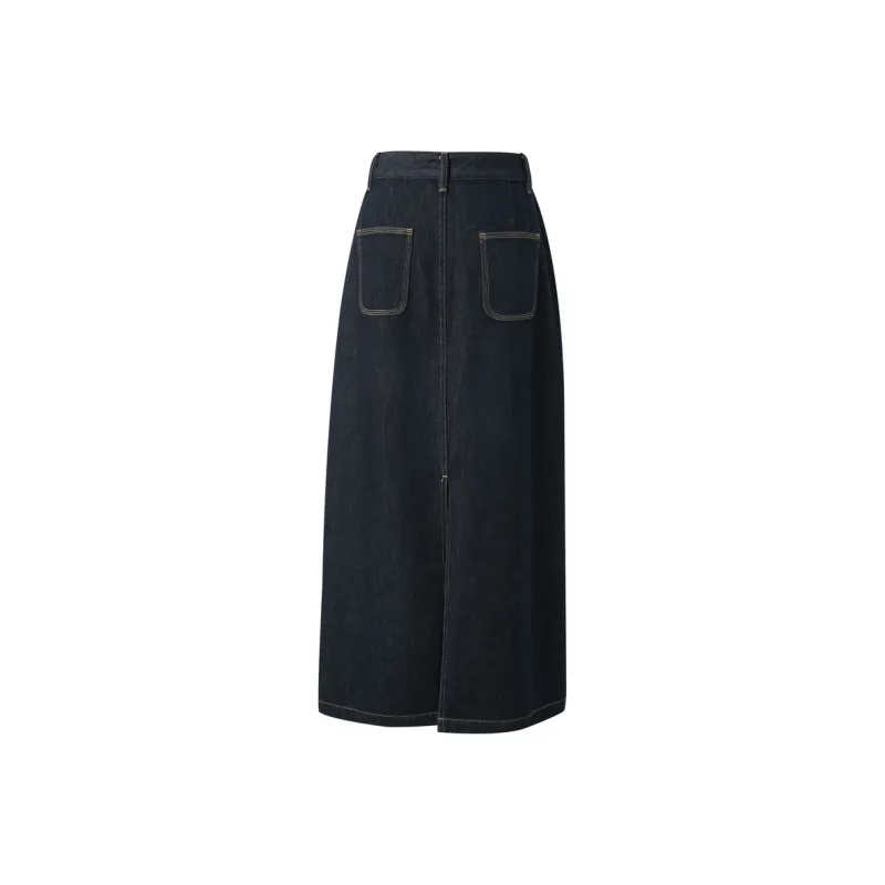 3COLOUR Denim Long Skirt Women's-1