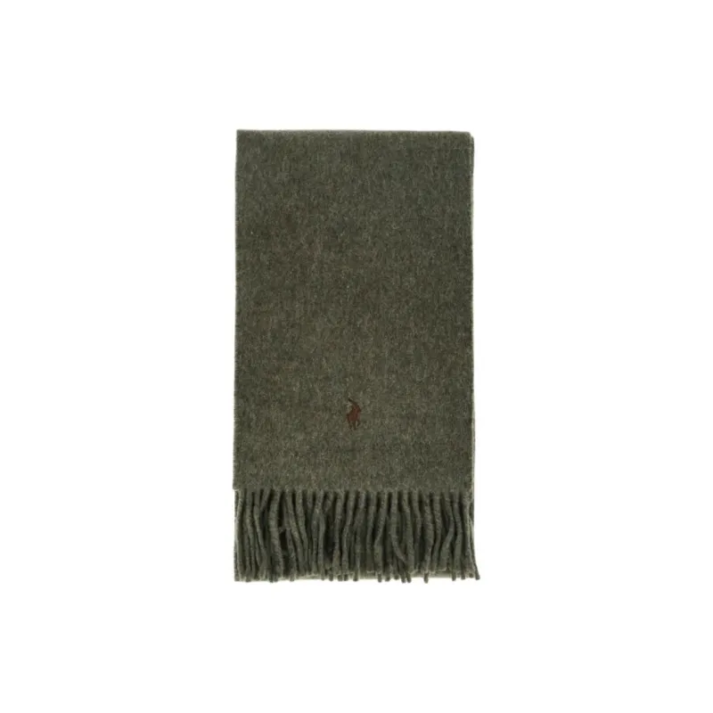 Polo Ralph Lauren Nylon Wool Knit Scarves Men's Green-0