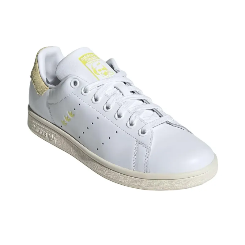 Adidas Originals Stan Smith White Powder Yellow Women's-2