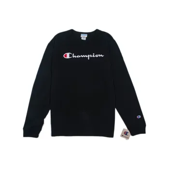 Champion T Shirt US Version Unisex Black