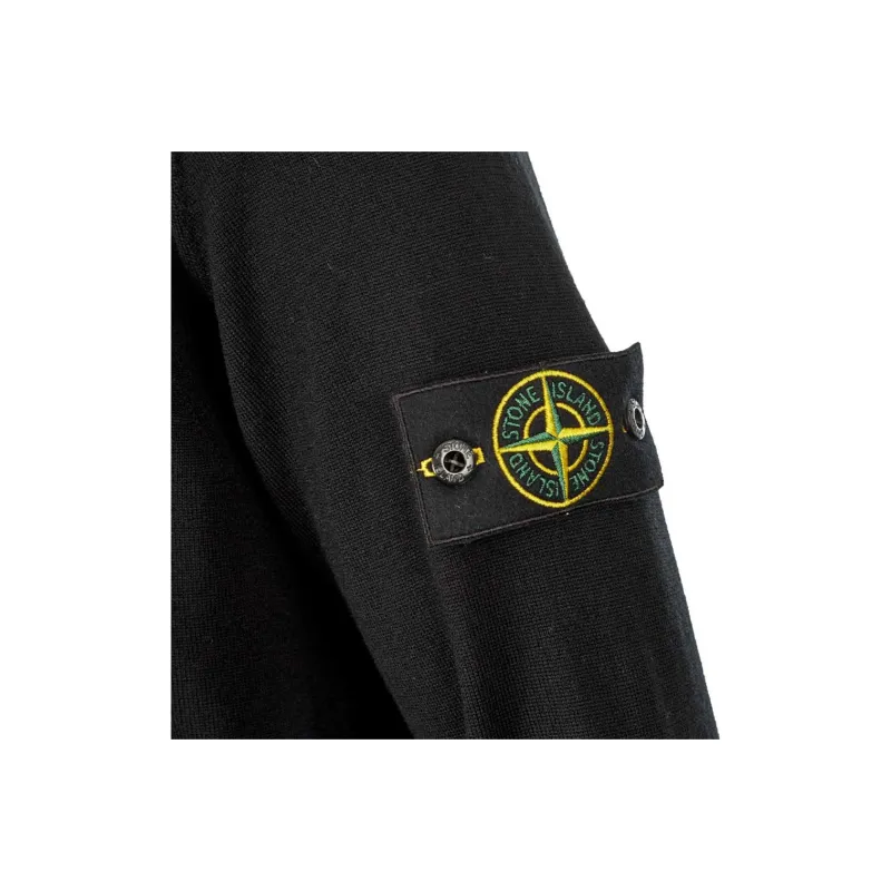 STONE ISLAND Logo Patch Roll Neck Jumper-3