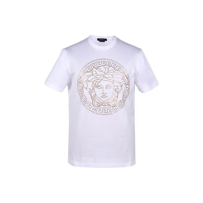 VERSACE Embellished Crewneck T-Shirt-0