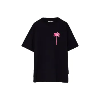 PALM ANGELS Palm Tree Crewneck T shirt