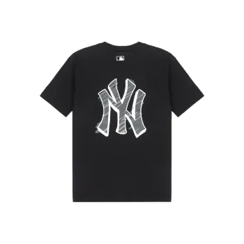 MLB Base Logo T Shirts Unisex Black