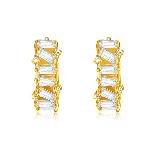 CHAOHONGJI 925 Sterling Silver Earrings Women's-1