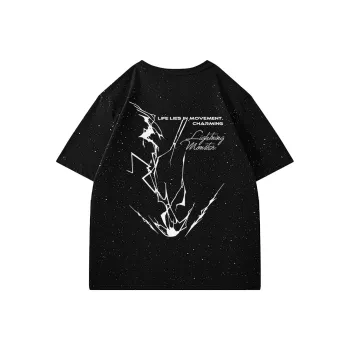 LIGHTNING MONSTER T Shirt Unisex Black