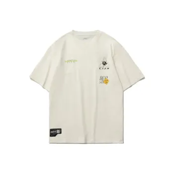 LiNing CF T Shirt Unisex Mist White