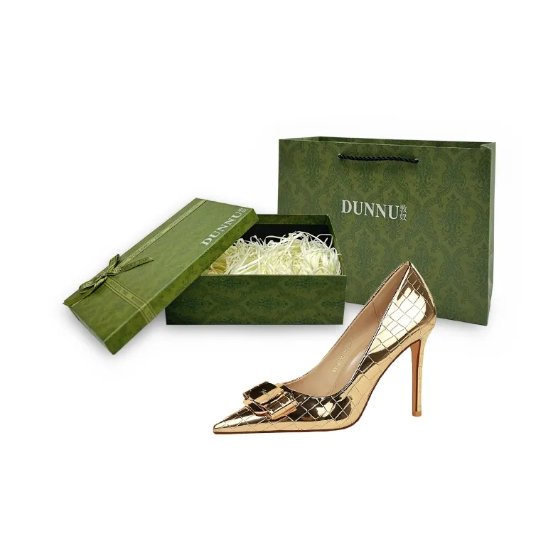 Dunnu Slim Heel High Heels 10CM Women's-24