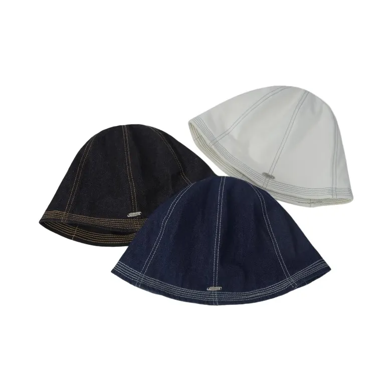 FREE RABBITⅡ Spring Fall Individual Korean Style Versatile Bucket Hat Sun Protection Bucket Hat Unisex-1