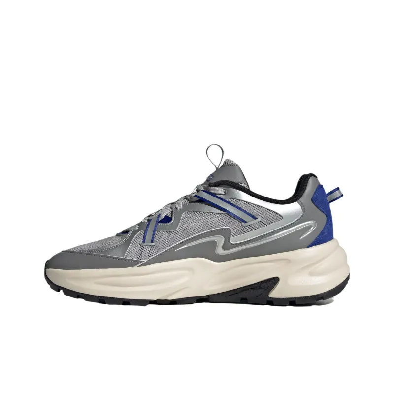 Adidas OZWAVE SURGE 2.0 Low Top Chunky Sneakers Unisex Gray Metallic Silver-1