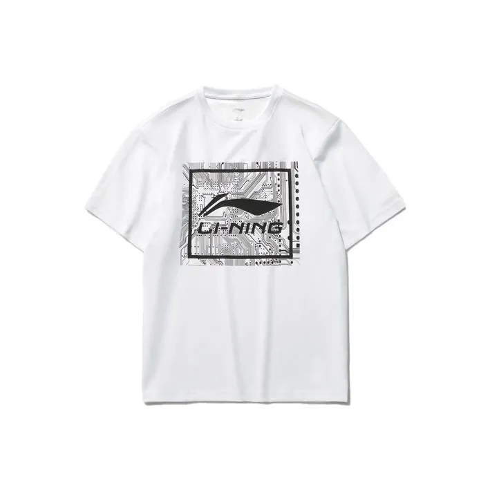 LINING Sports Fashion Collection T Shirts Men White-0
