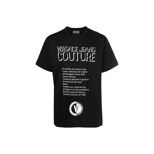 VERSACE JEANS COUTURE SS23 T Shirt Men's Black