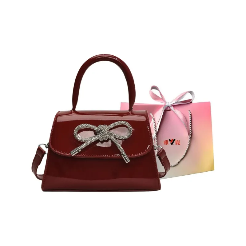 Yalu PU Handbag Regular Women's White/Red/Brown/Black/Silver-7
