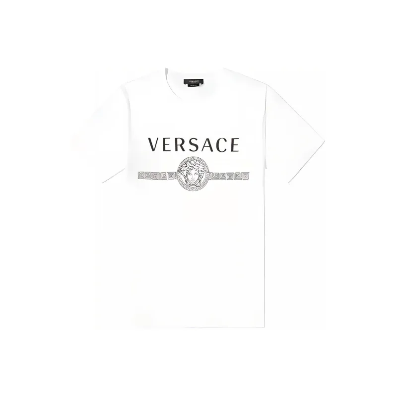 VERSACE Medusa Logo Print T Shirt-0