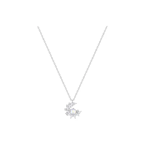 Heart Grass S925 Silver Necklaces Women's
