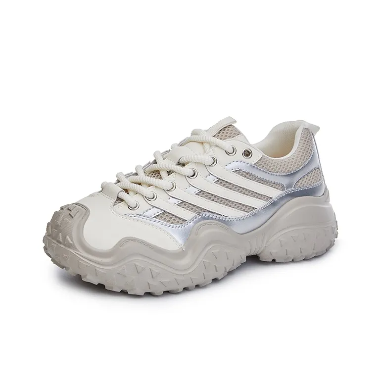 Zdwo Cushioning Breathable Low Top Chunky Sneakers Women's-5