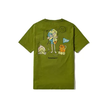 Timberland T Shirt Men's Green Calla Lily