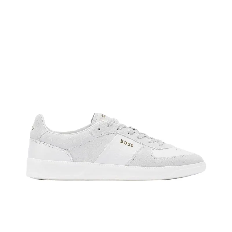 HUGO BOSS Low Top Skateboard Shoes Men's White-1