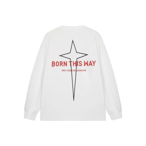 BTW Long-Sleeved T-Shirt Unisex White