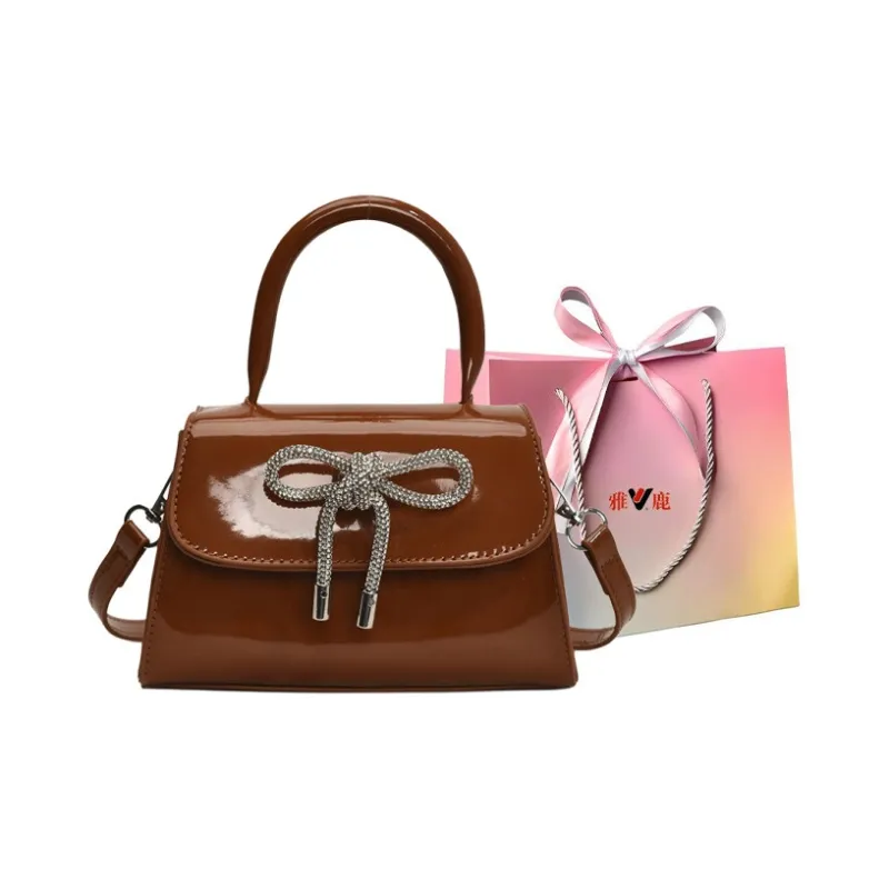 Yalu PU Handbag Regular Women's White/Red/Brown/Black/Silver-14