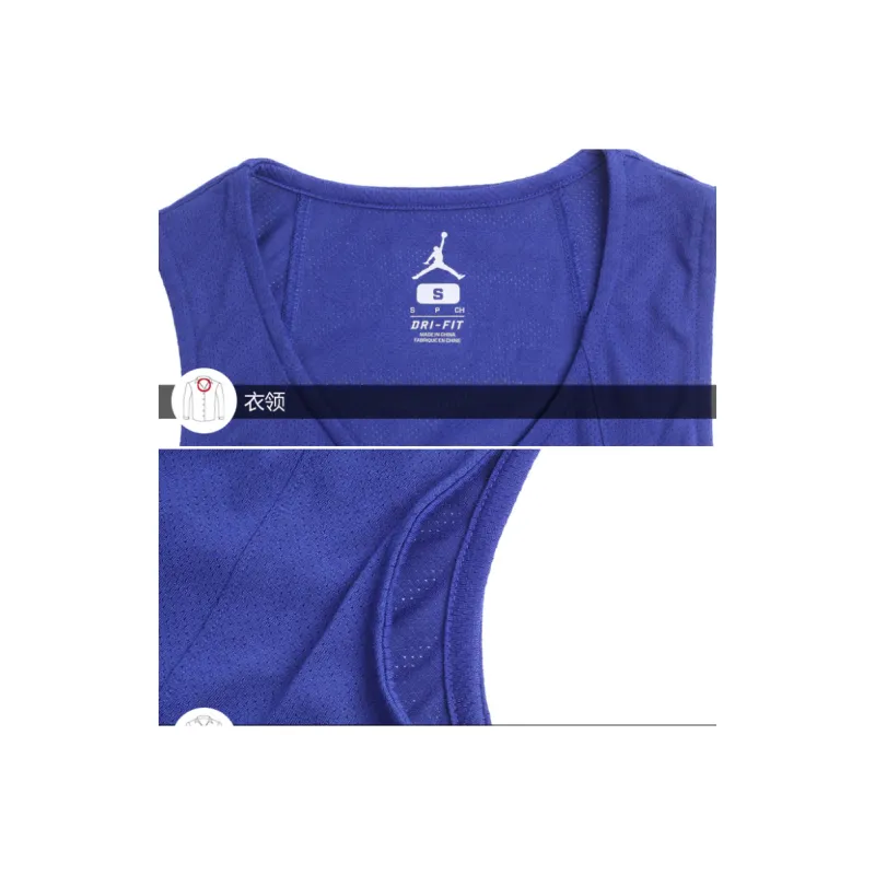 Jordan Tank Tops Men Blue-2
