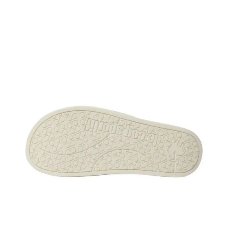 Le Coq Sportif Slip Resistant Abrasion Resistant Slide Slippers Unisex Beige-4